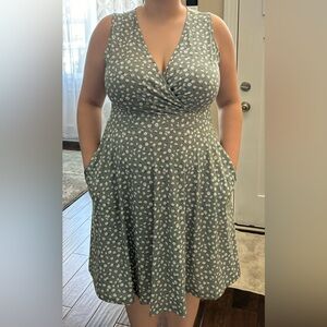 Flower print sundress